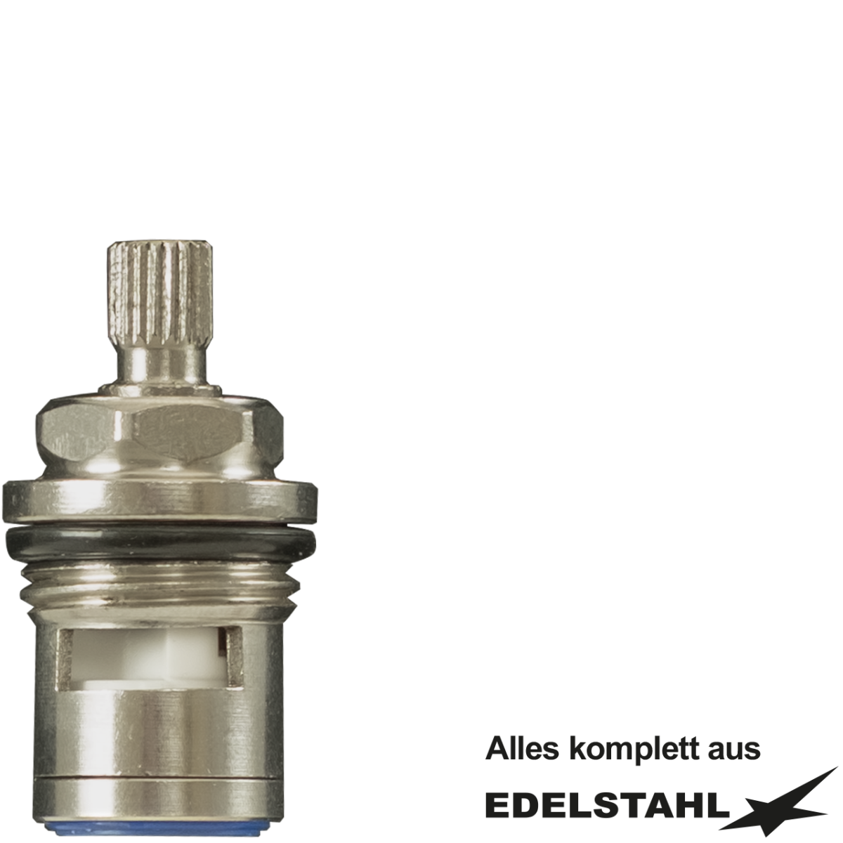 luxor keram. Oberteil 1/2" aus Edelstahl kalt
