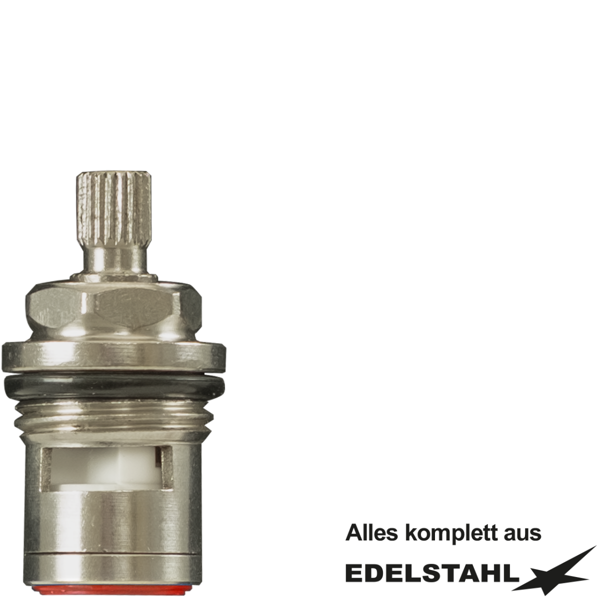 luxor keram. Oberteil 1/2" aus Edelstahl warm