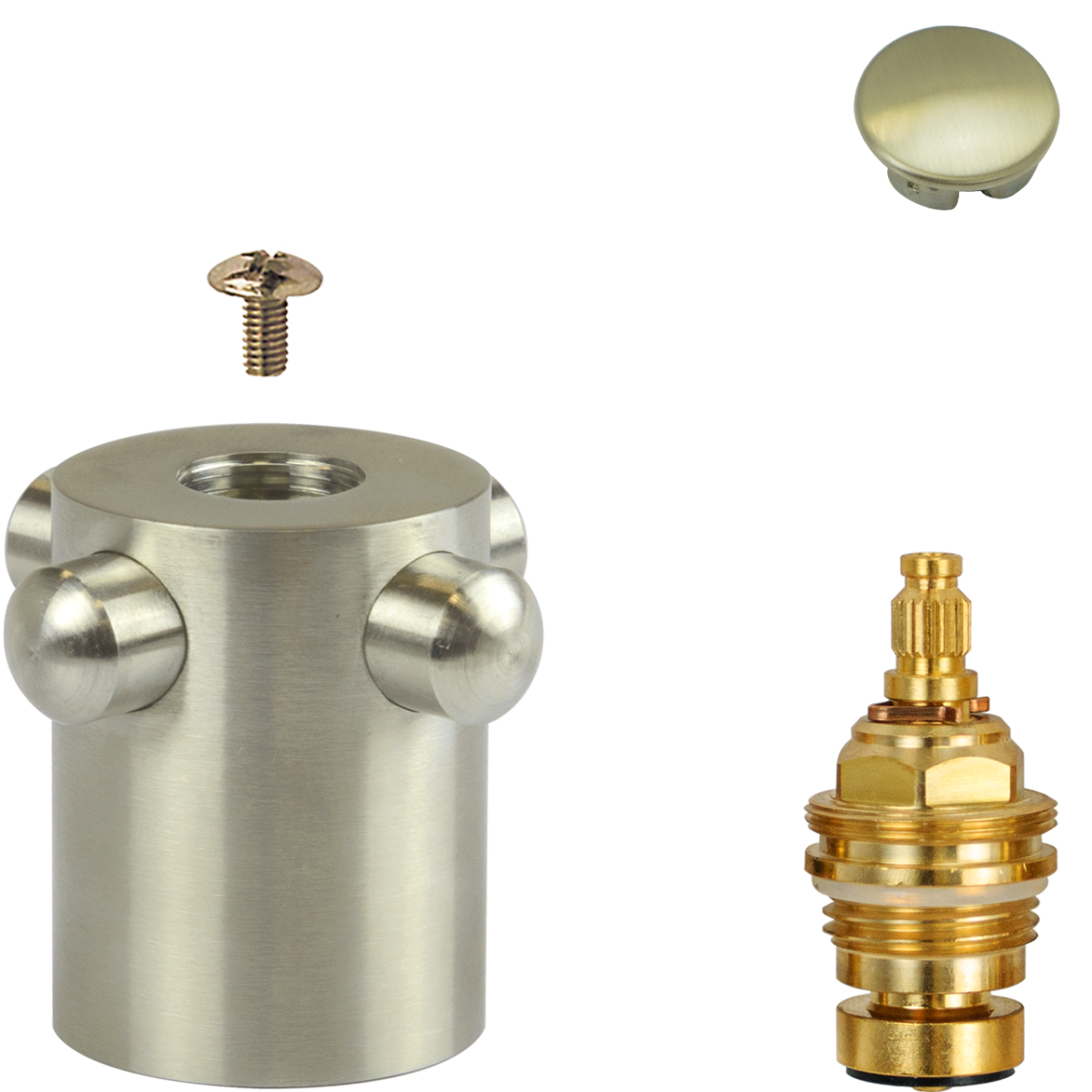 Fettkammeroberteil Set 1/2" Edelstahl