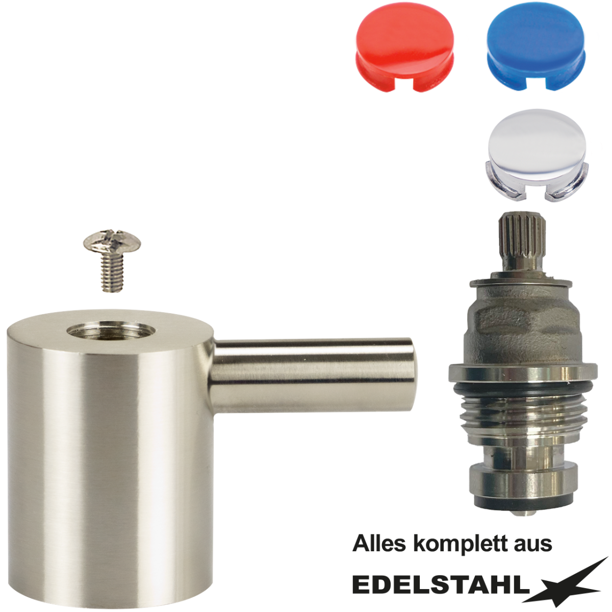 Fettkammeroberteil Set 1/2" Edelstahl
