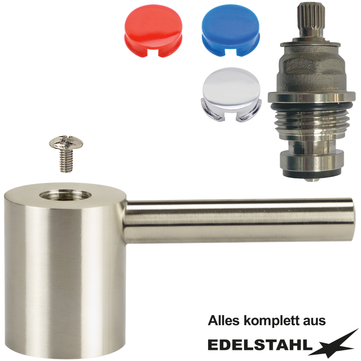 Fettkammeroberteil Set 1/2" Edelstahl