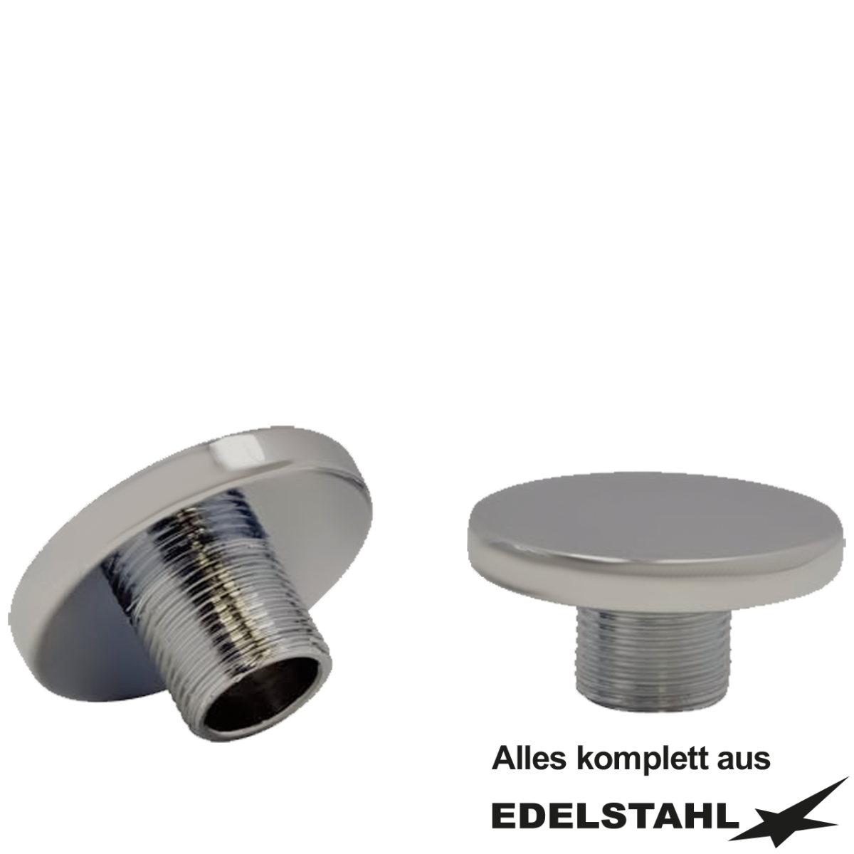 Kappe zu 1- bzw. 4-Flügel-Griff aus Edelstahl