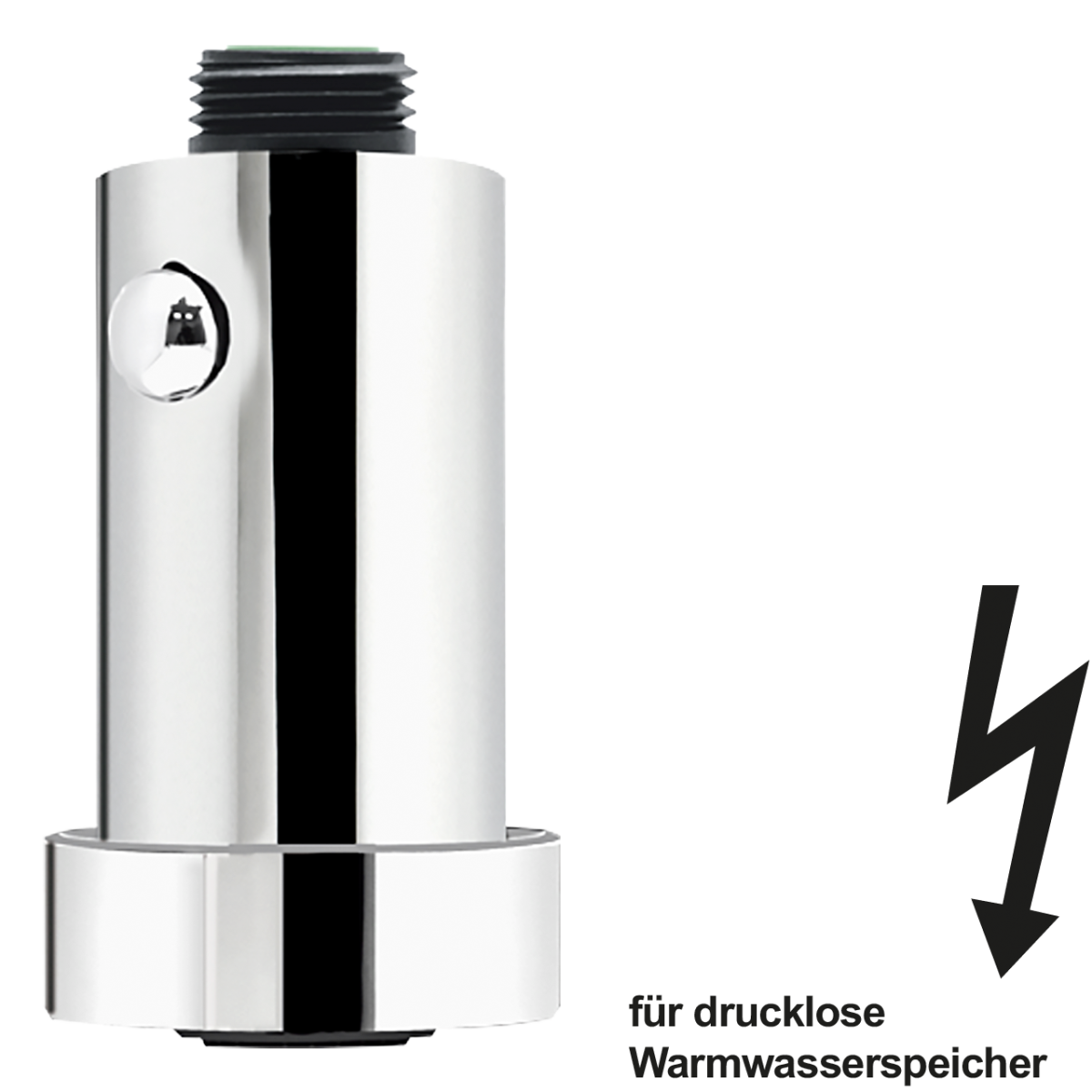 Umstellbrause Metall chrom ND