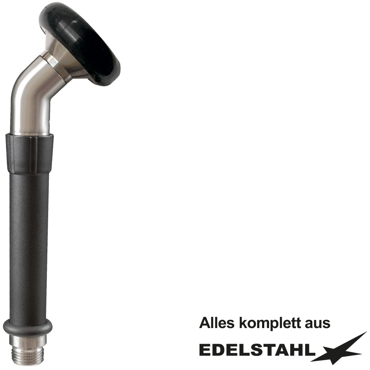 Geschirrspülbrause Edelstahl 1/2"