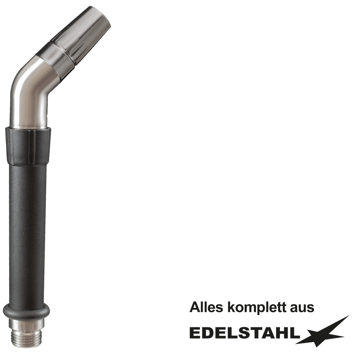 Geschirrspülbrause Edelstahl 1/2"