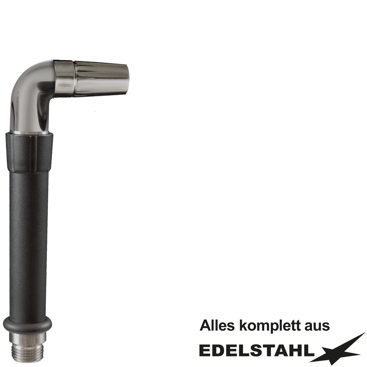 Geschirrspülbrause Edelstahl 1/2"