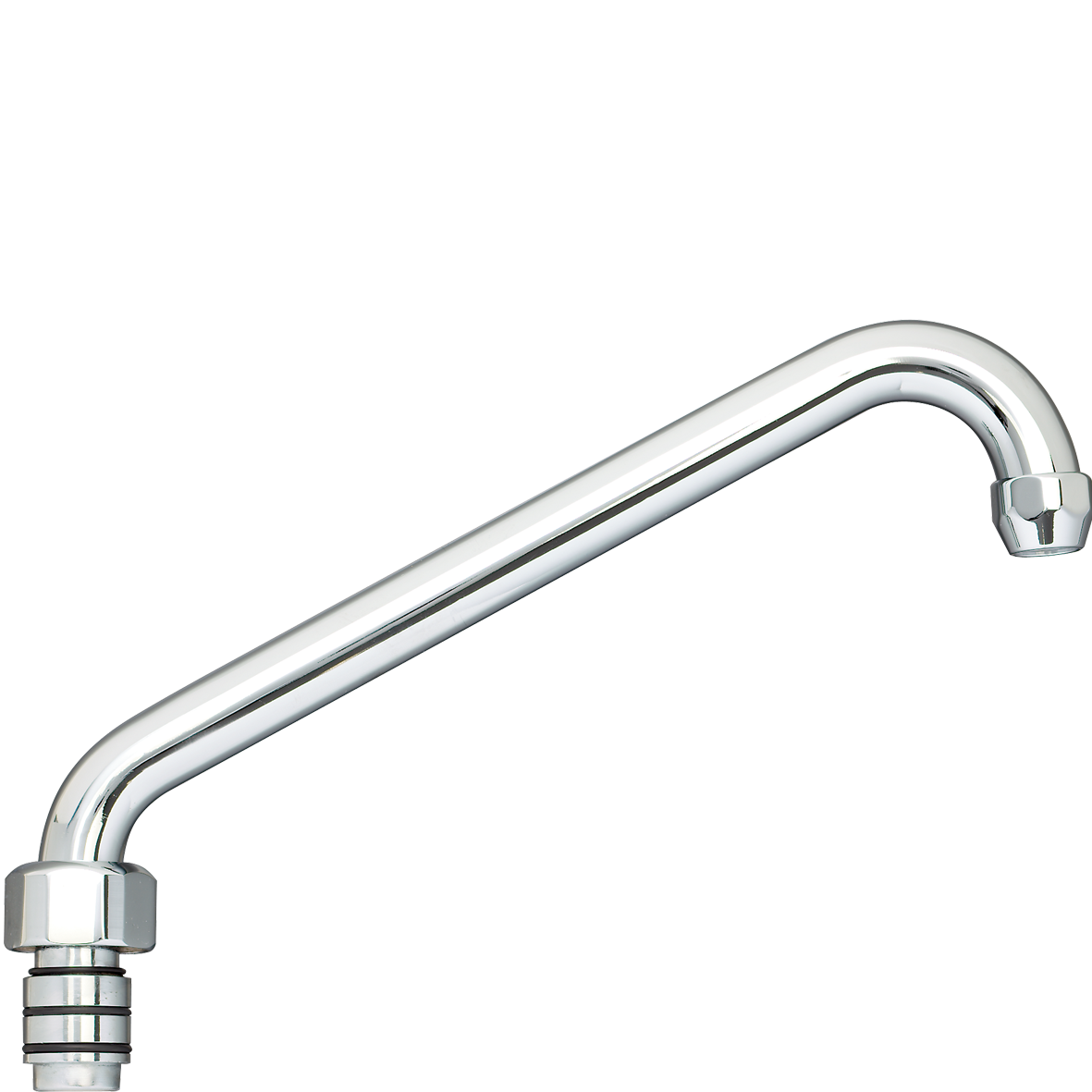 Schwenkauslauf HU 360° Ø 25 mm geschraubt - MS chrom