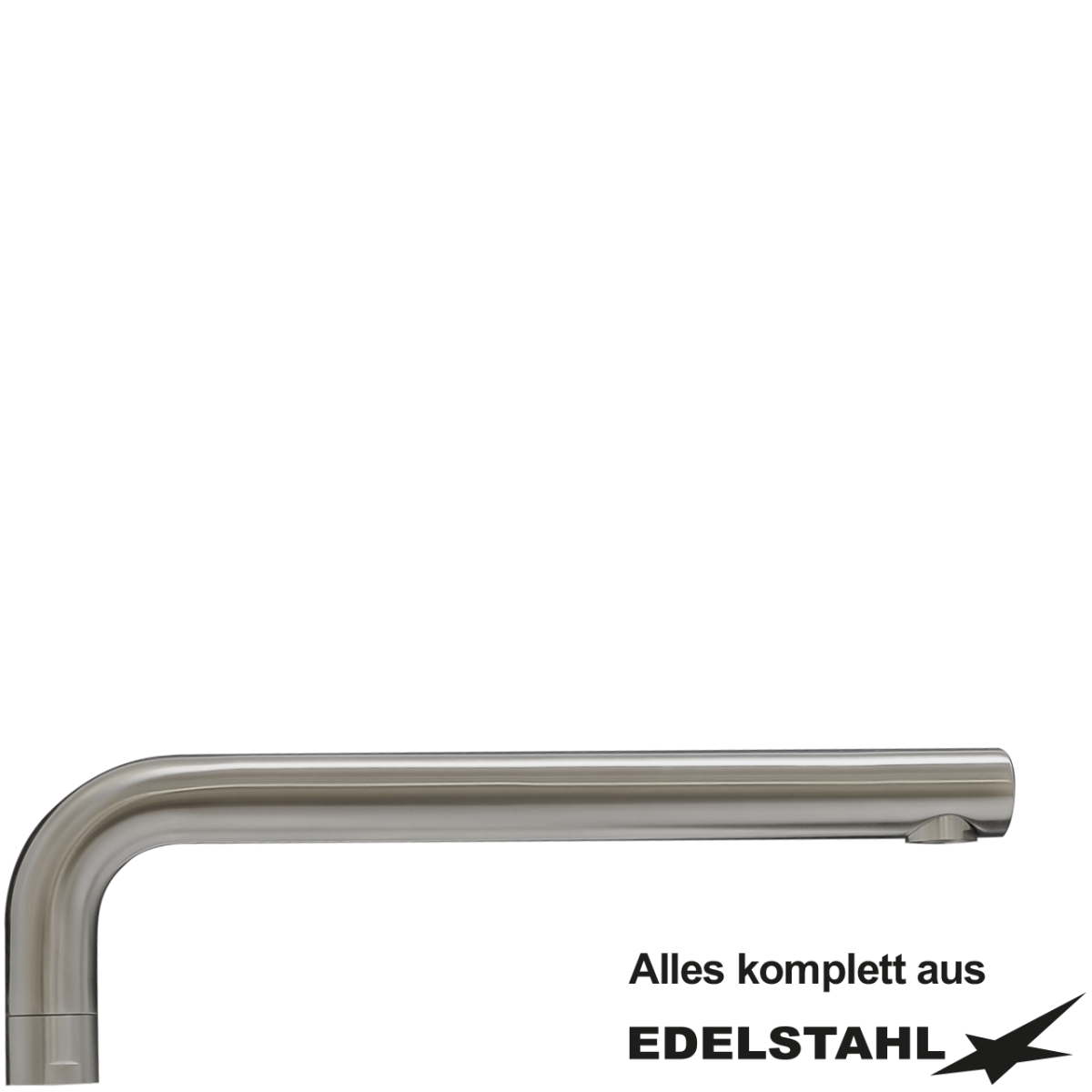 Schwenkauslauf L 360° Ø 30 mm - komplett Edelstahl