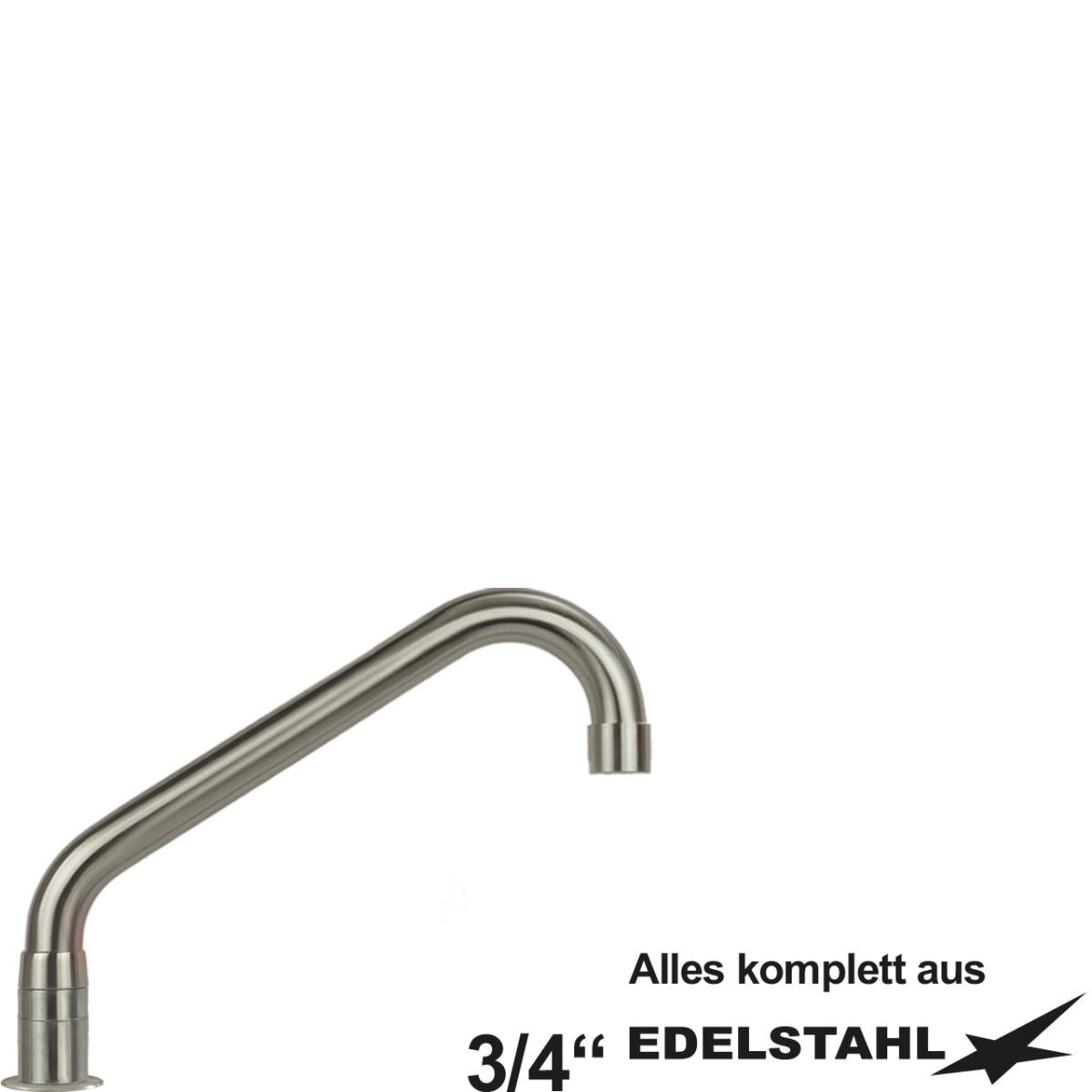 pro Stand-Rohrauslauf 3/4"