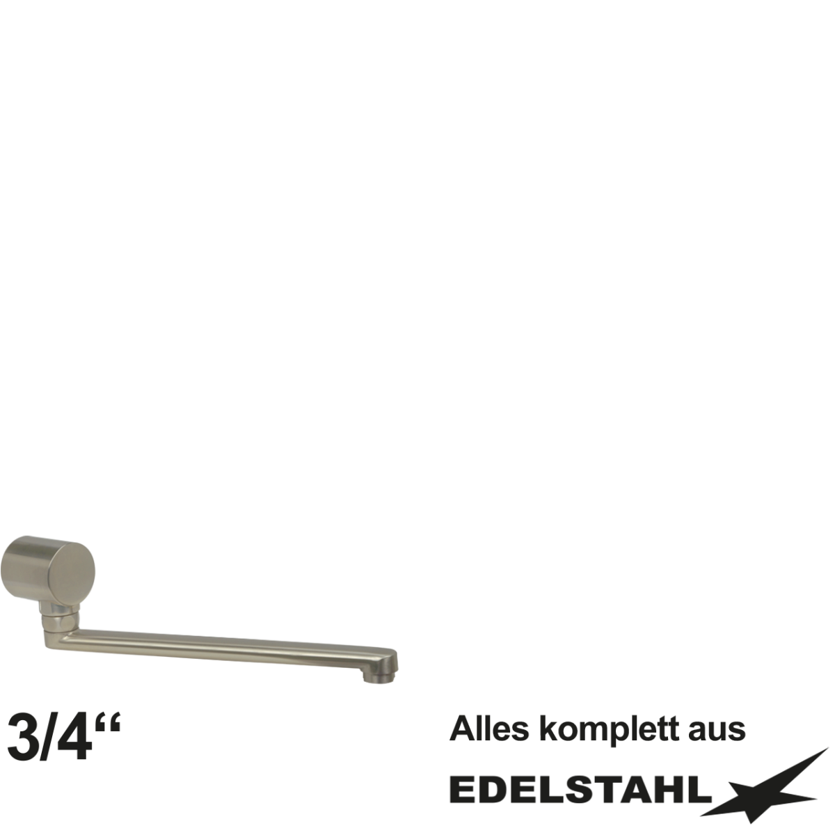 pro Wand-Rohrauslauf unten