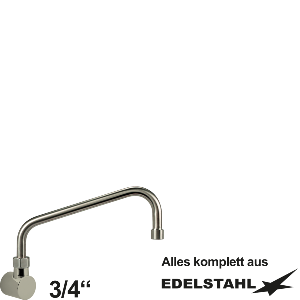 pro Wand-Rohrauslauf oben