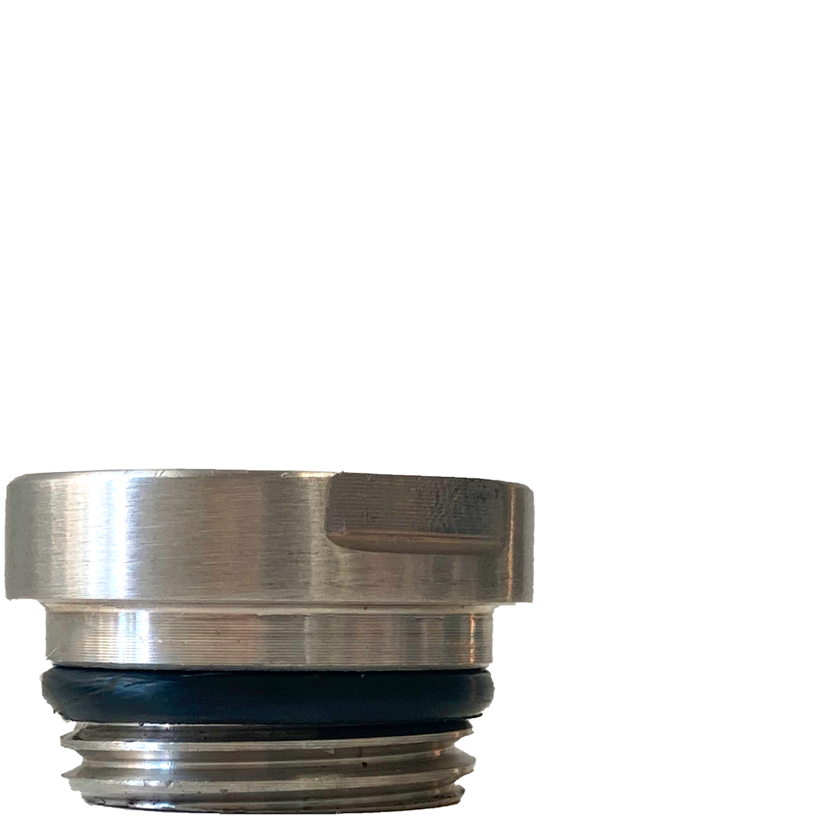 Ventilmutter mit O-Ring Messing verchromt