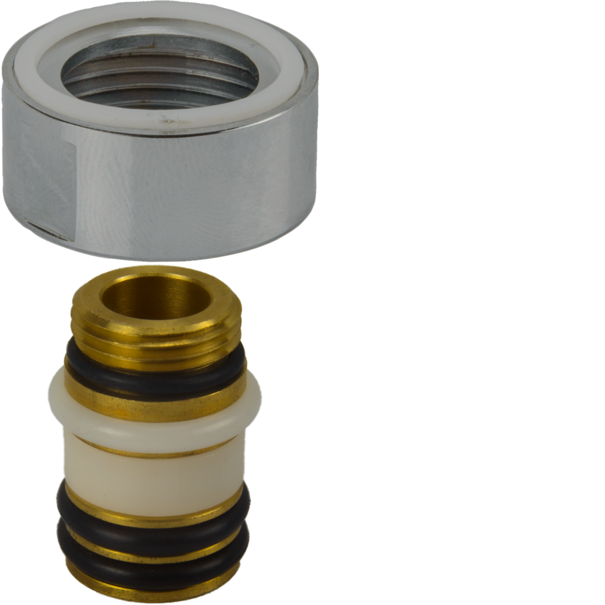 Nippel Ø18 x 3/4" ÜM m. O-Ringe