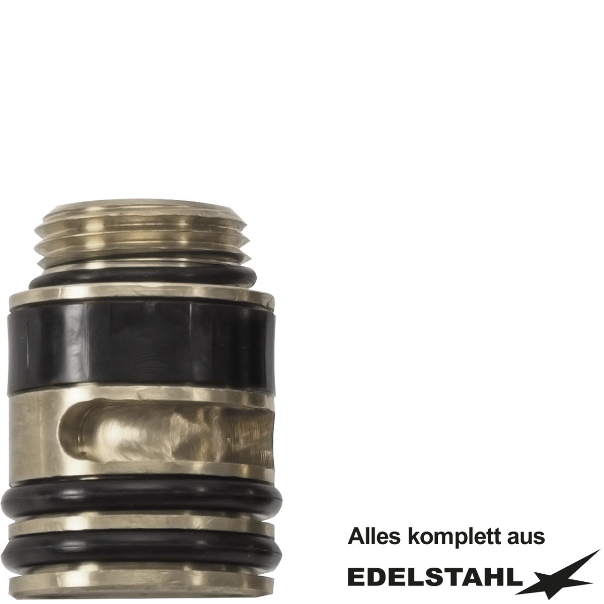 Aufnahmenippel zu Auslauf X34. - A