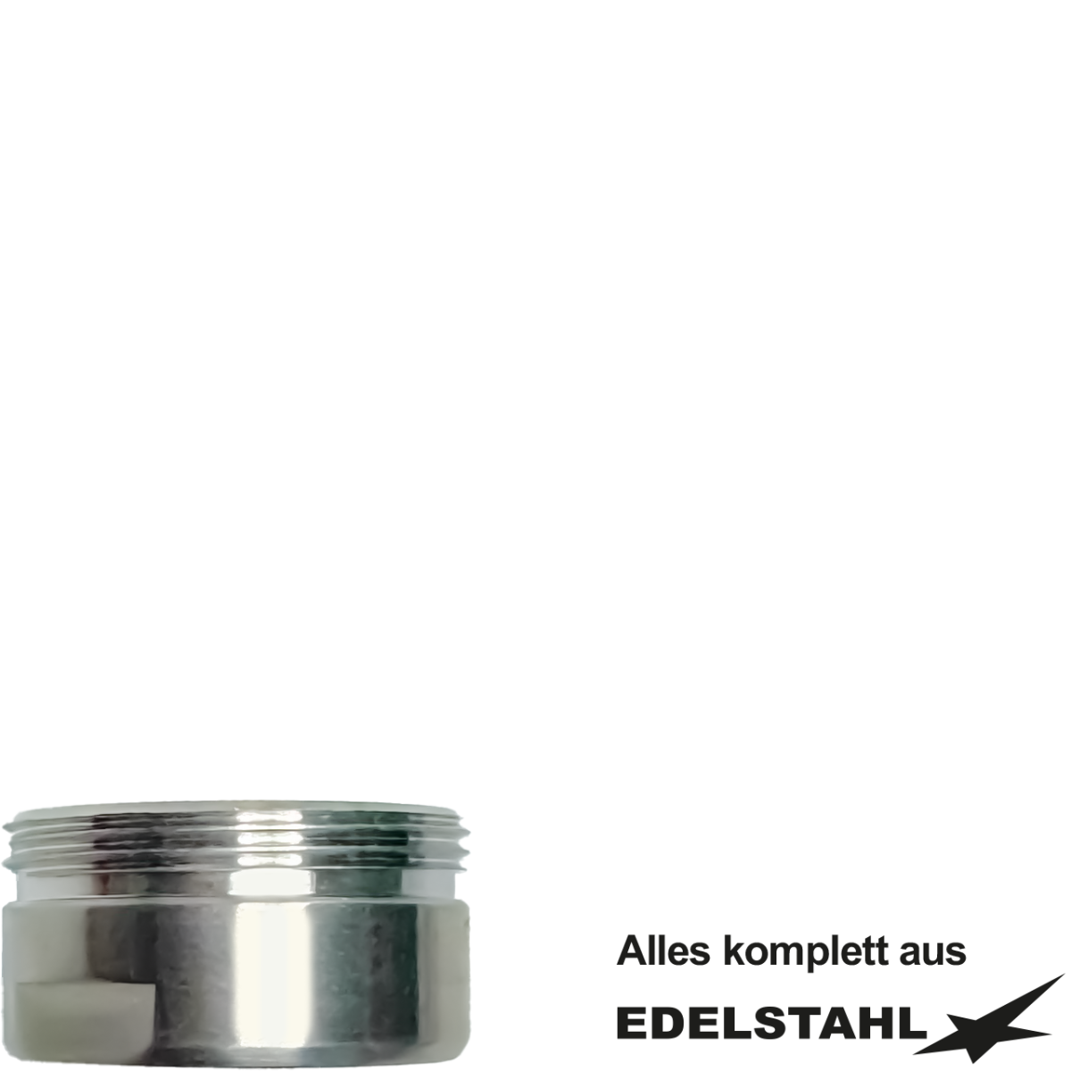 Strahlregler-Hülse M24x1 AG V2A