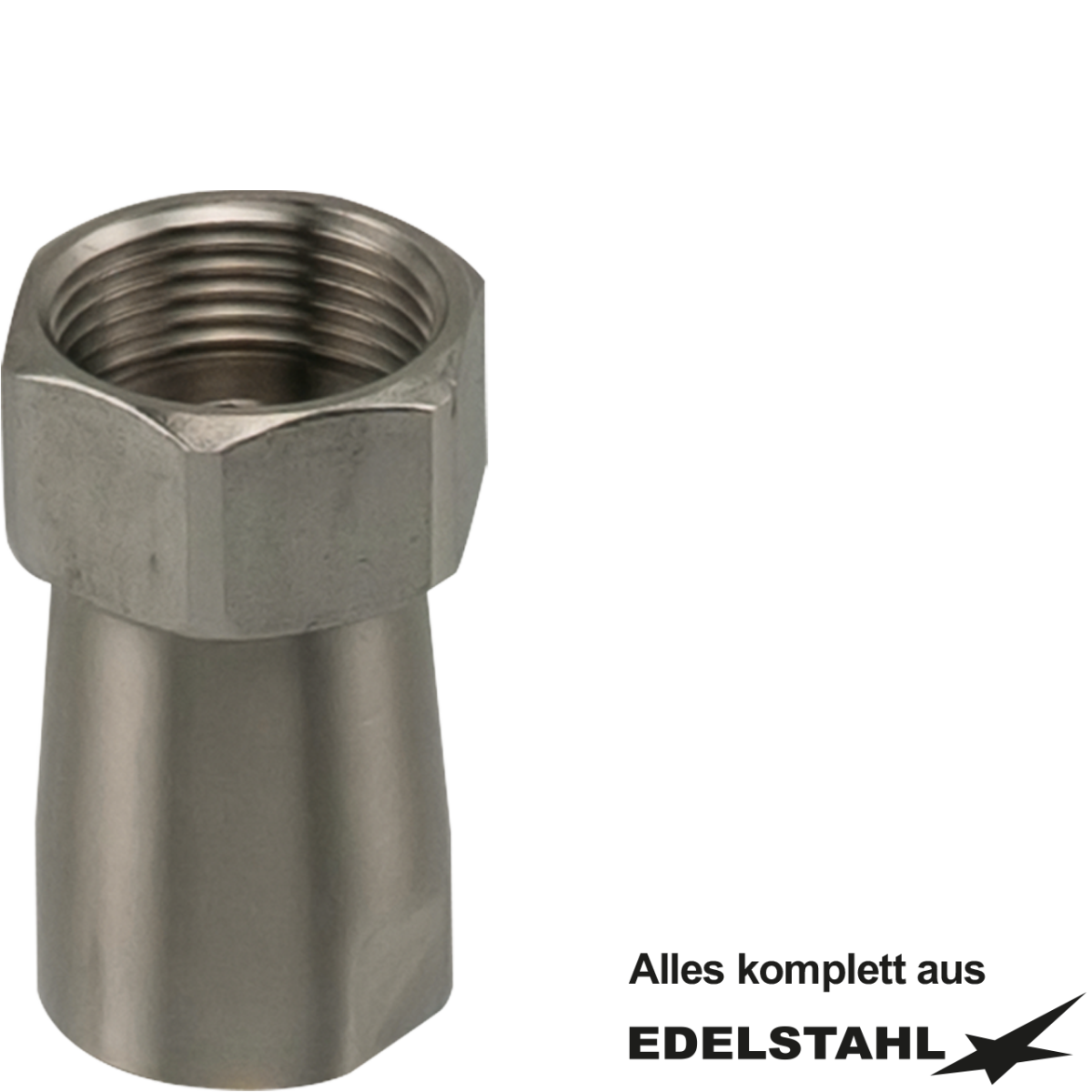 Verschraubung 23/13mm 3/4" Überwurfmutter VA