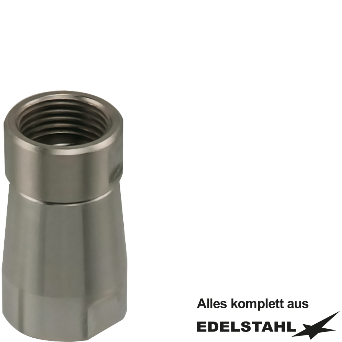 Verschraubung 23/13mm 1/2" Überwurfmutter VA