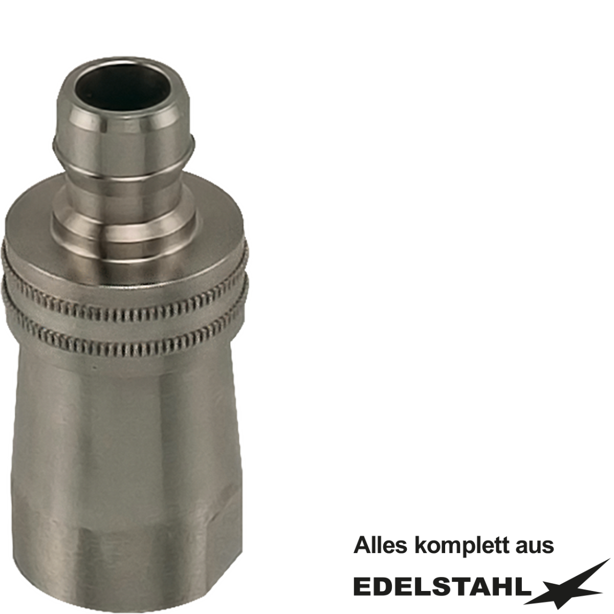 Verschraubung 23/13mm Stecker "S" VA