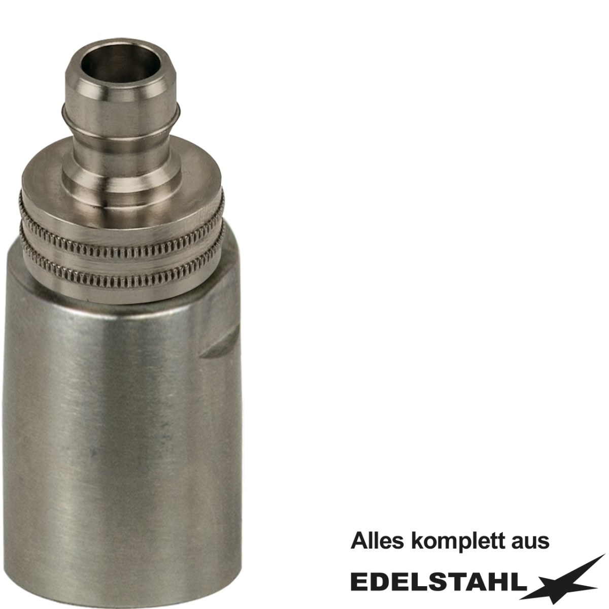 Verschraubung 30/19mm 3/4" mit Stecker VA