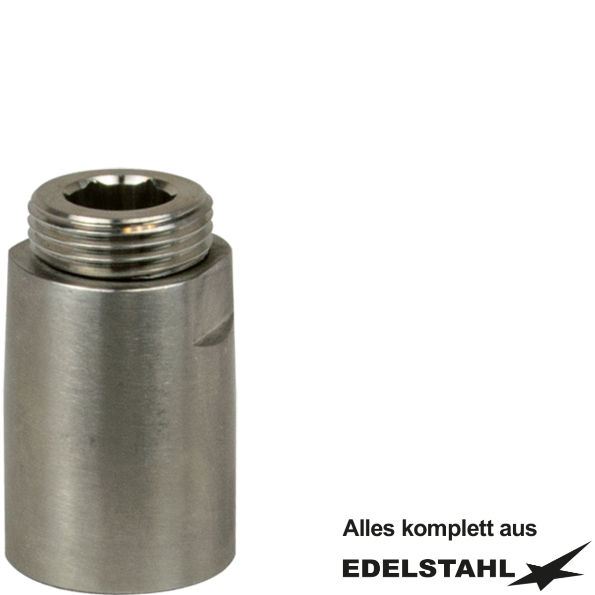 Verschraubung 30/19mm 3/4" AG VA