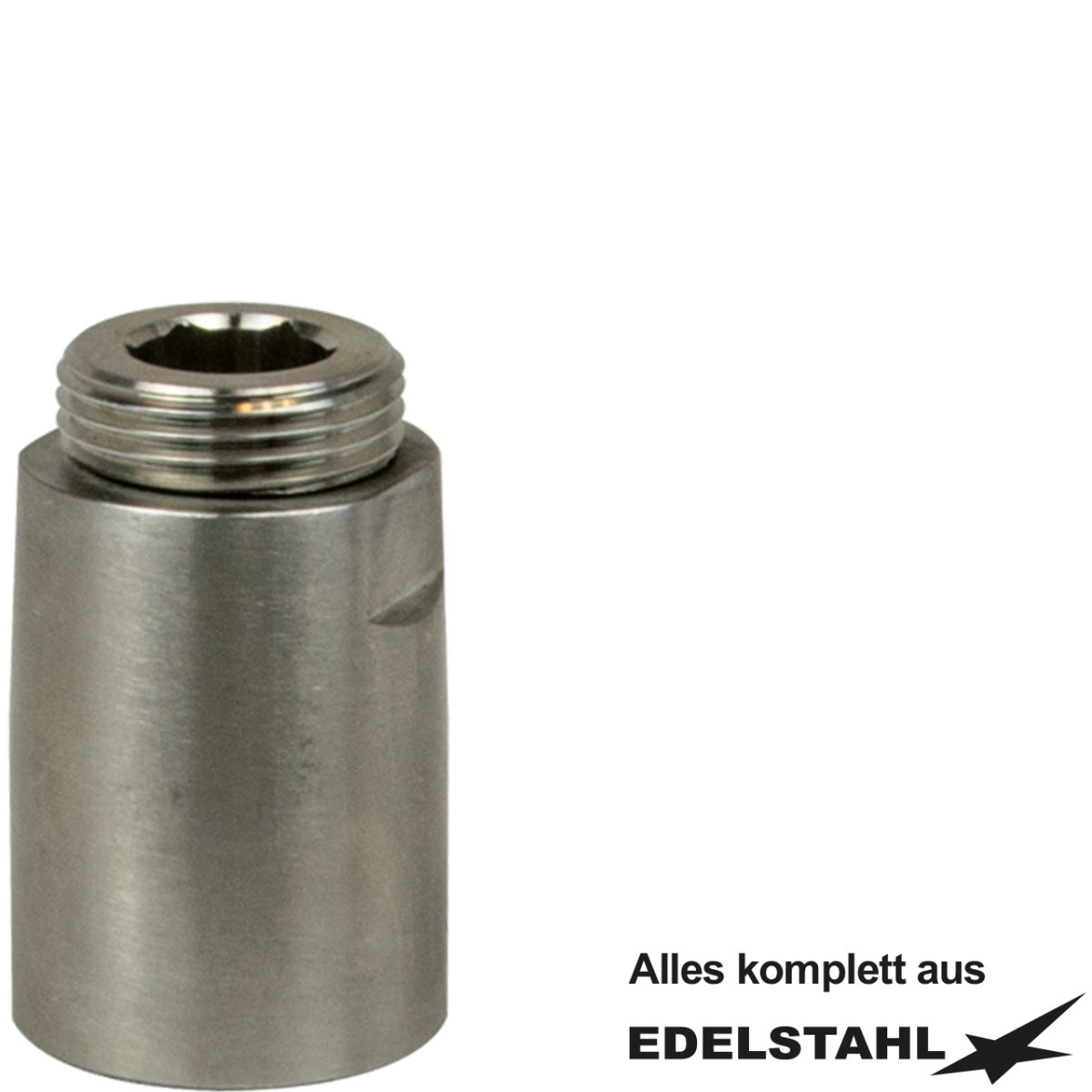 Verschraubung 27/19mm 3/4" AG VA