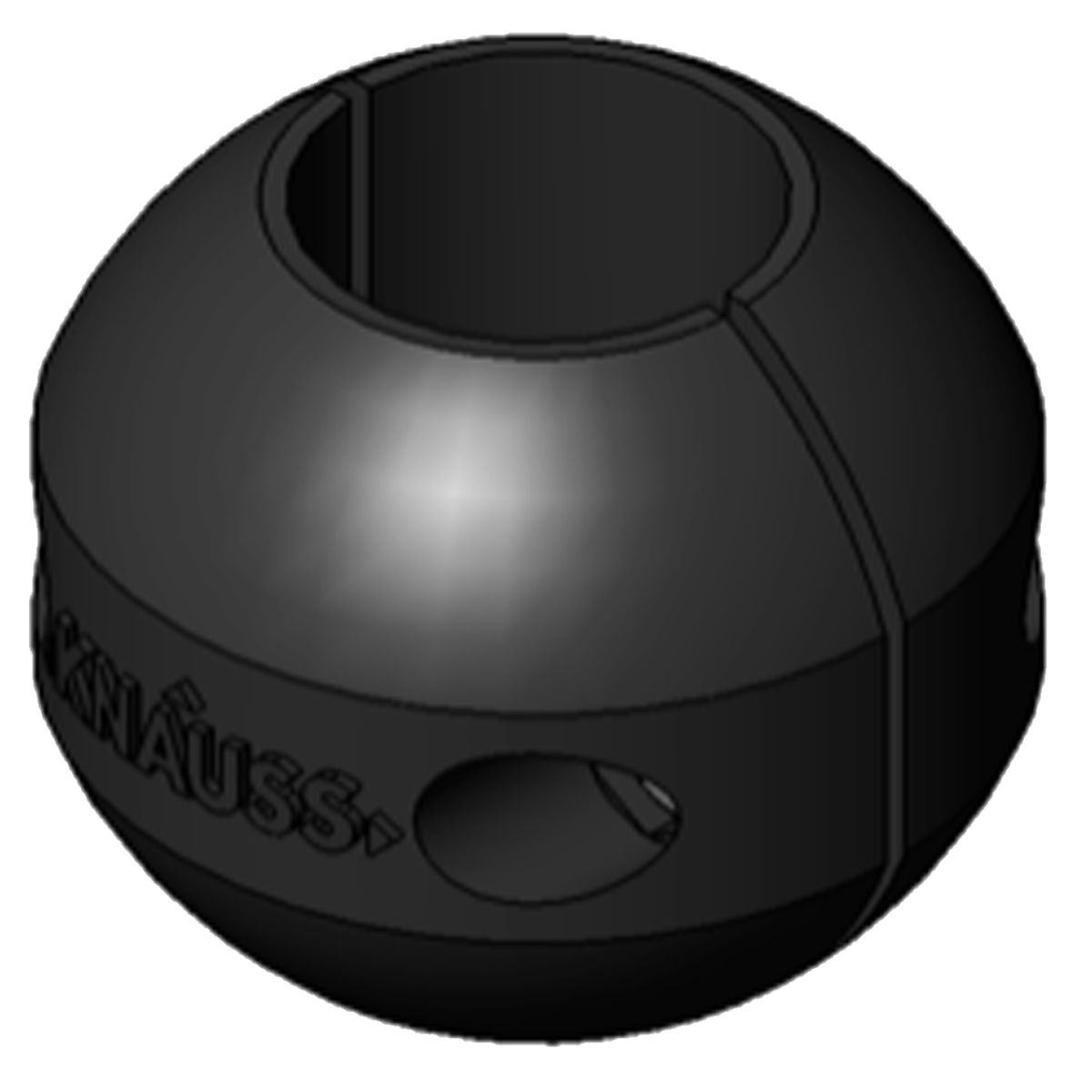 Aufrollstopper Kst. schwarz