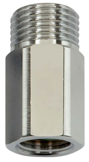 Gewindenippel ohne RV 3/8" AG x 3/8" IG - für RV Ø15