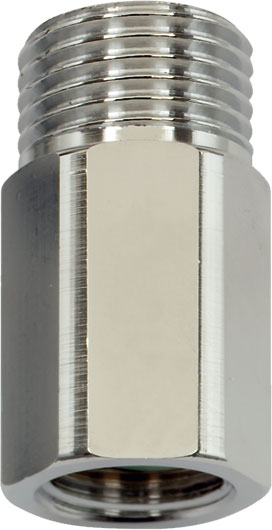 Gewindenippel ohne RV 1/2" AG x 3/8" IG - für RV Ø15