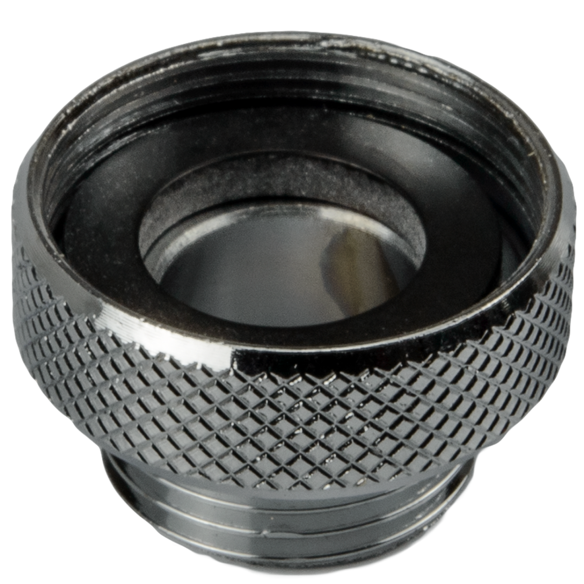 Gewindenippel M22 x 3/8" (IG x AG) verchromt