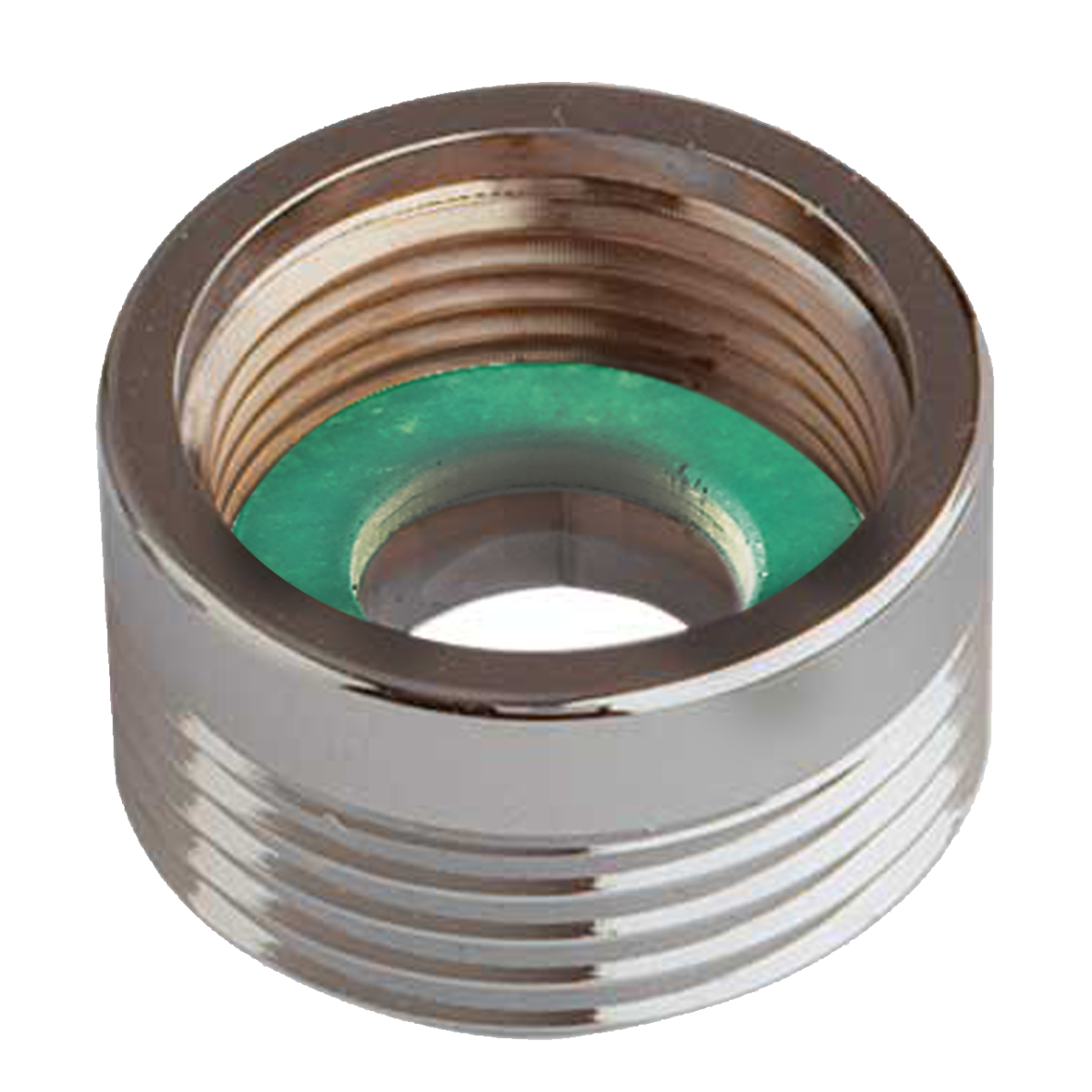 Gewindenippel 3/8" x 1/2" (IG x AG )verchromt