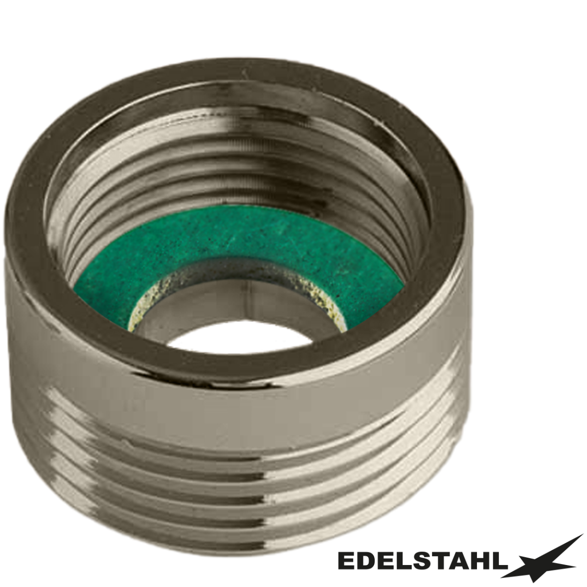 Gewindenippel 3/4" x 1" (IG x AG) V2A mit Dichtung