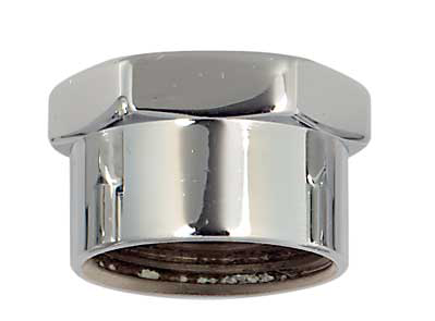 Verschlusskappe 1/2" IG chrom