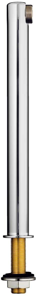 Standfuss mit 3/4" x 3/4" 90° Winkel Ø 30 mm verchromt