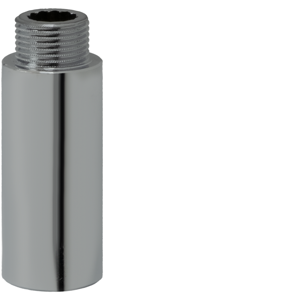 Verlängerung Innen-Sechskant 3/8" x 50 mm IG x AG Messing verchromt