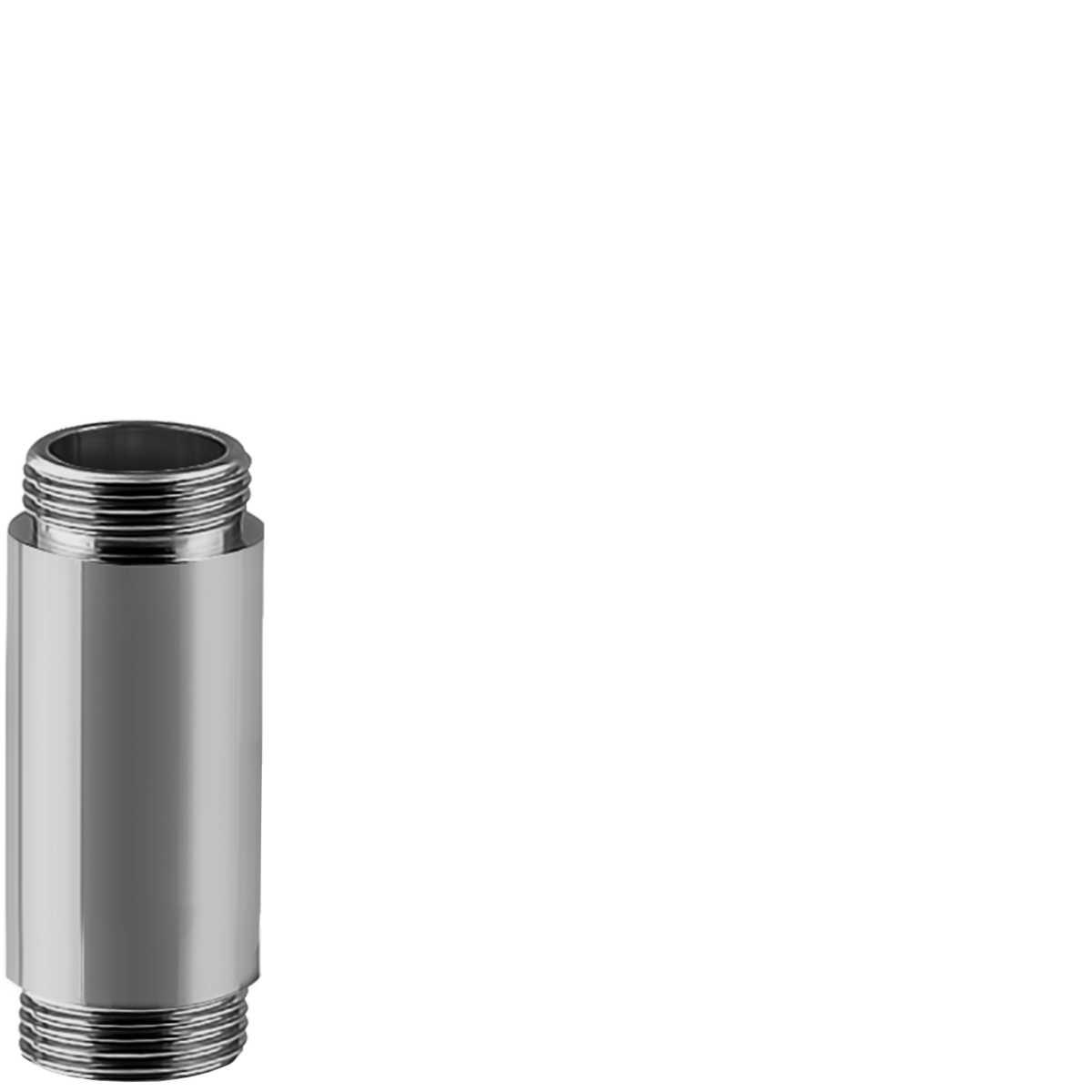 Verlängerung 1/2" x 1/2" 54 mm gerade AG x AG verchromt