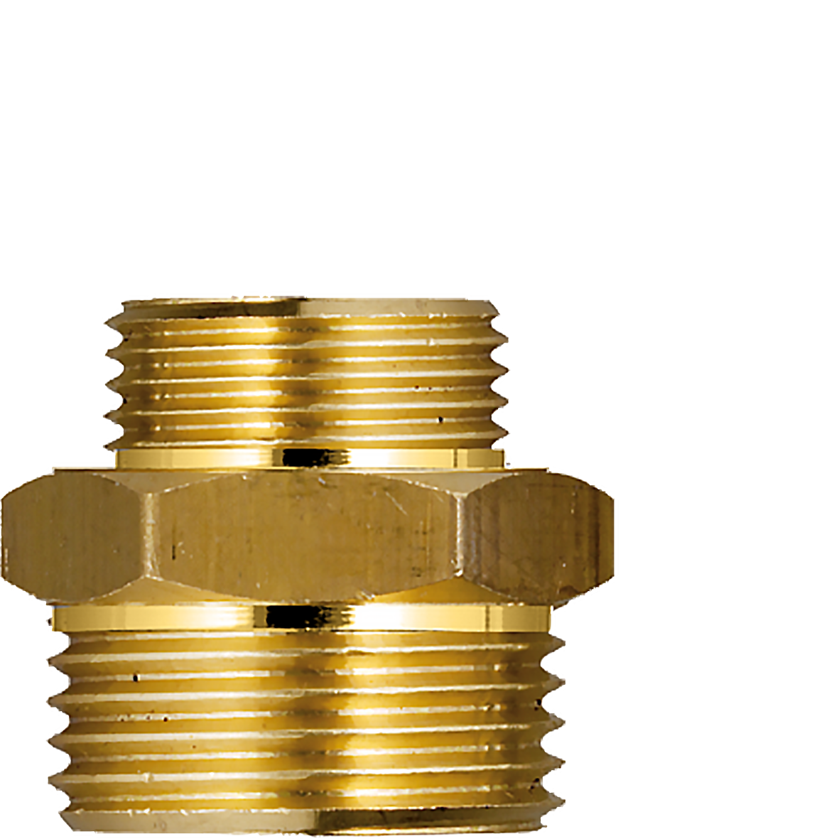 Gewindenippel 3/4" x 1" - SW 34 mm außen (AG x AG)