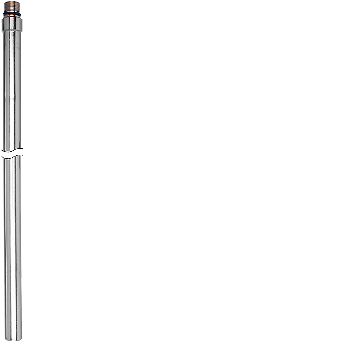 Kupferrohr L 300 - Ø 10 mm verchromt M10 mit O-Ring