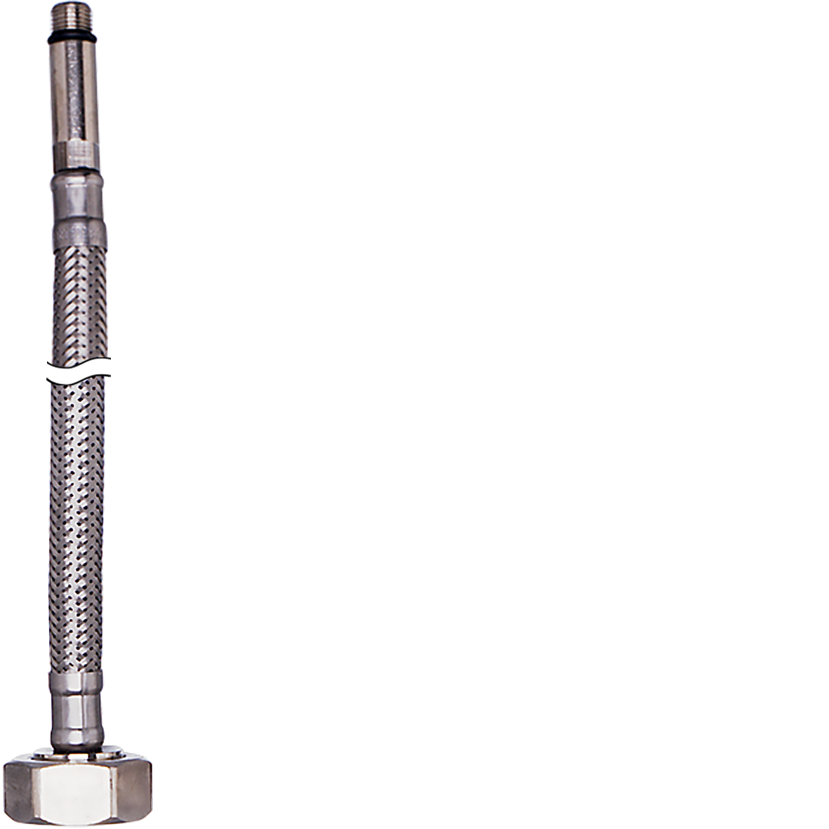 Verbindungsschlauch Ø 12 x 8 mm L 800 mm (Nippel L 37 mm) M10 x 3/8"