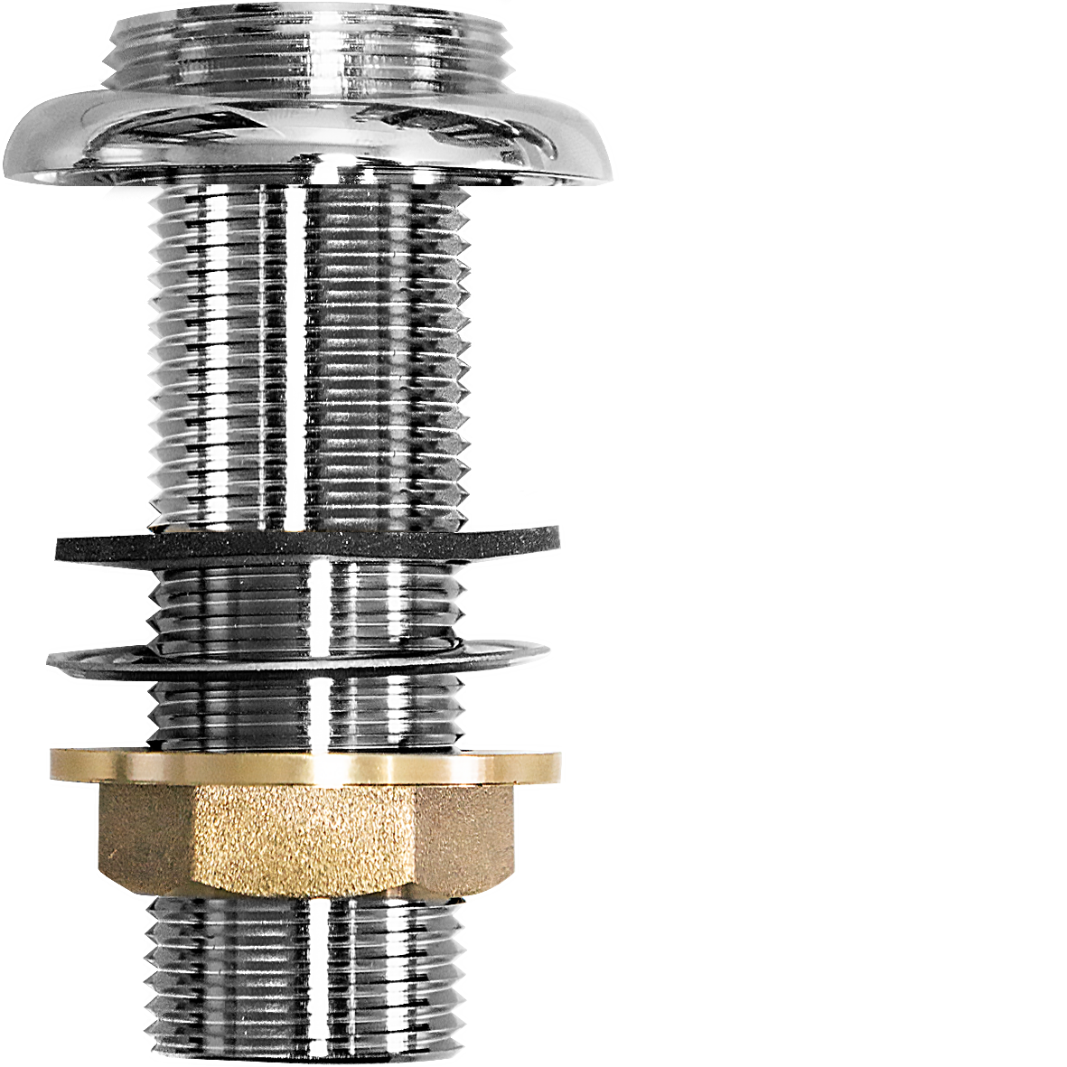 Stutzen-Set 1 1/4" Einschraubgewinde x 1" L 80mm MS