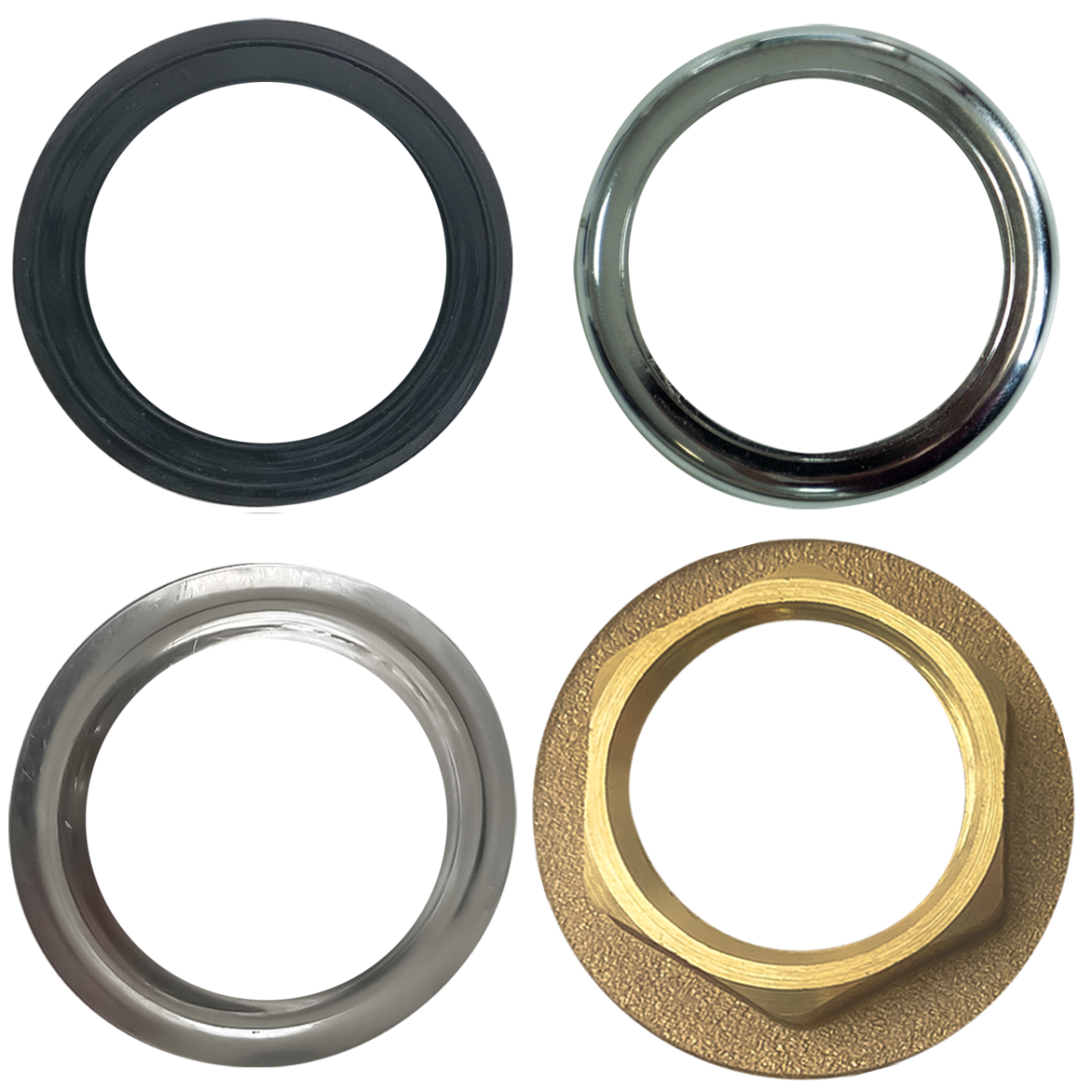 Befestigungsset mit Rosette 1 1/4"