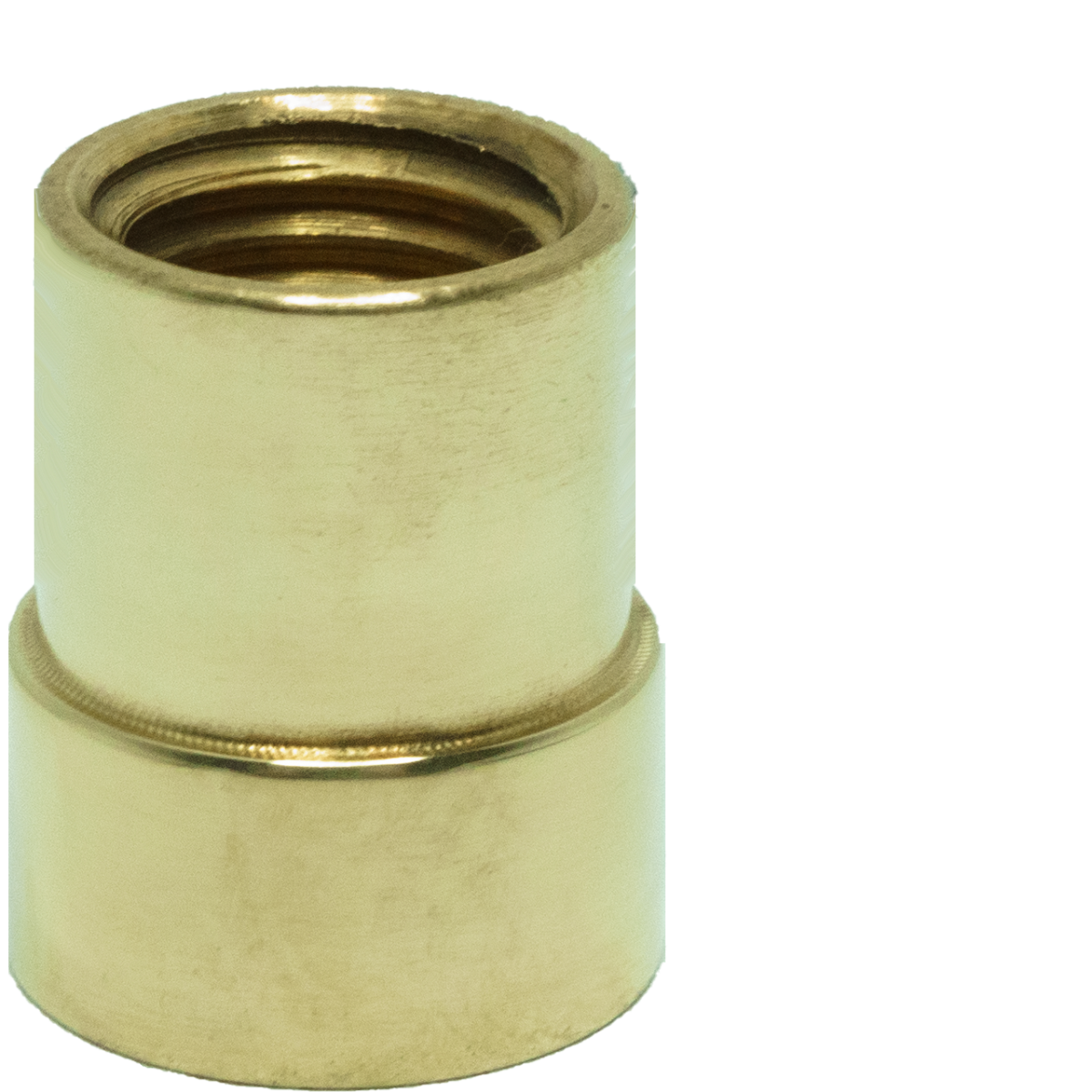 Adapter W12x19G IG x M15x1 IG Messing roh