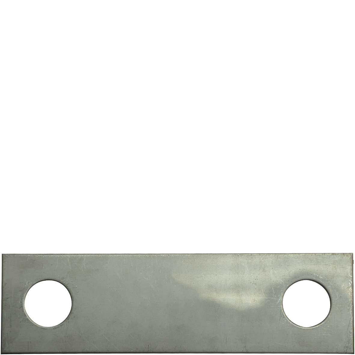 Spülbecken-Verstärkungsplatte V2A für Zweiloch-Standbatterie 210x60x1