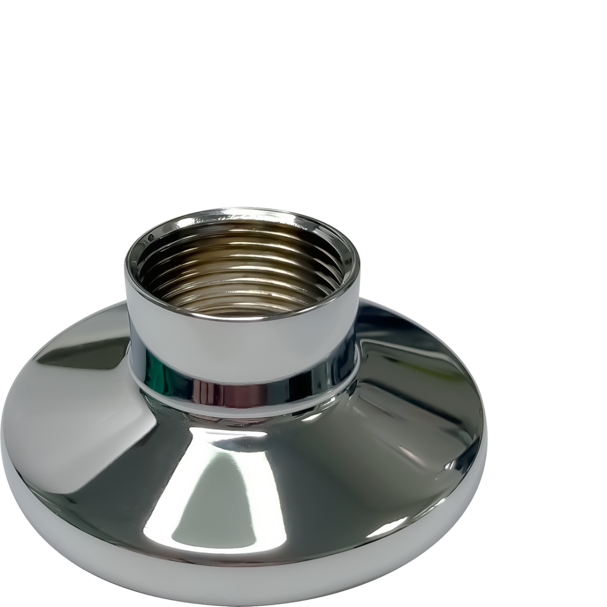 Rosette 3/4" zu Tischventil MS chrom