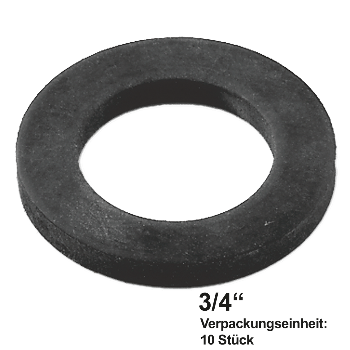 Flachdichtung weich 24 x 15 x 1 mm zu 3/4"