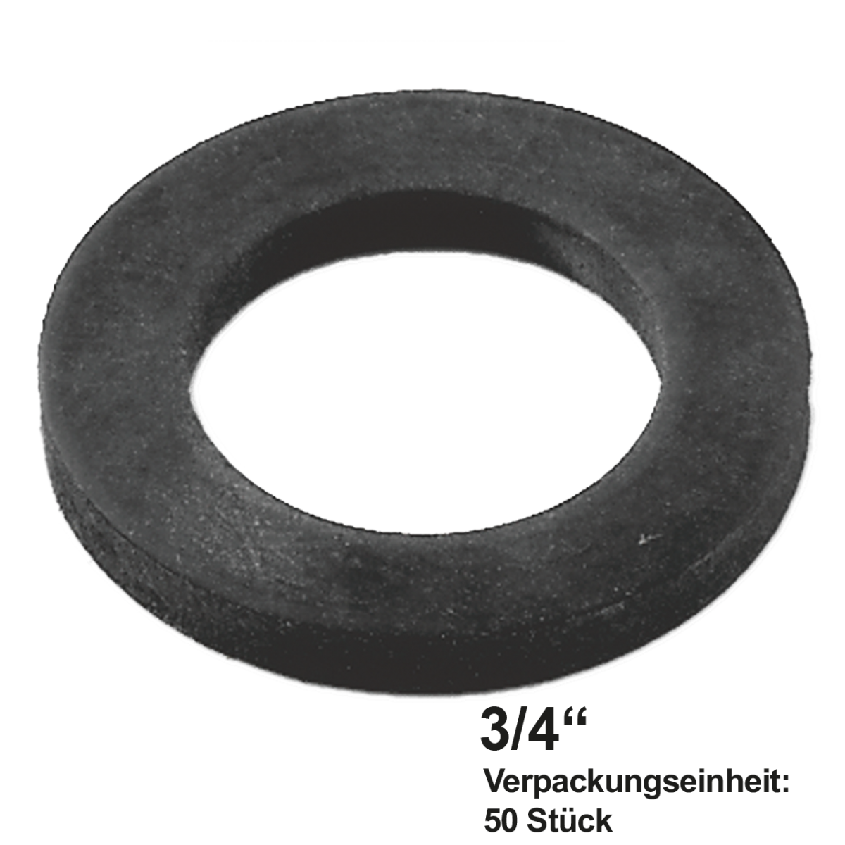 Flachdichtung weich 24 x 15 x 1 mm zu 3/4"