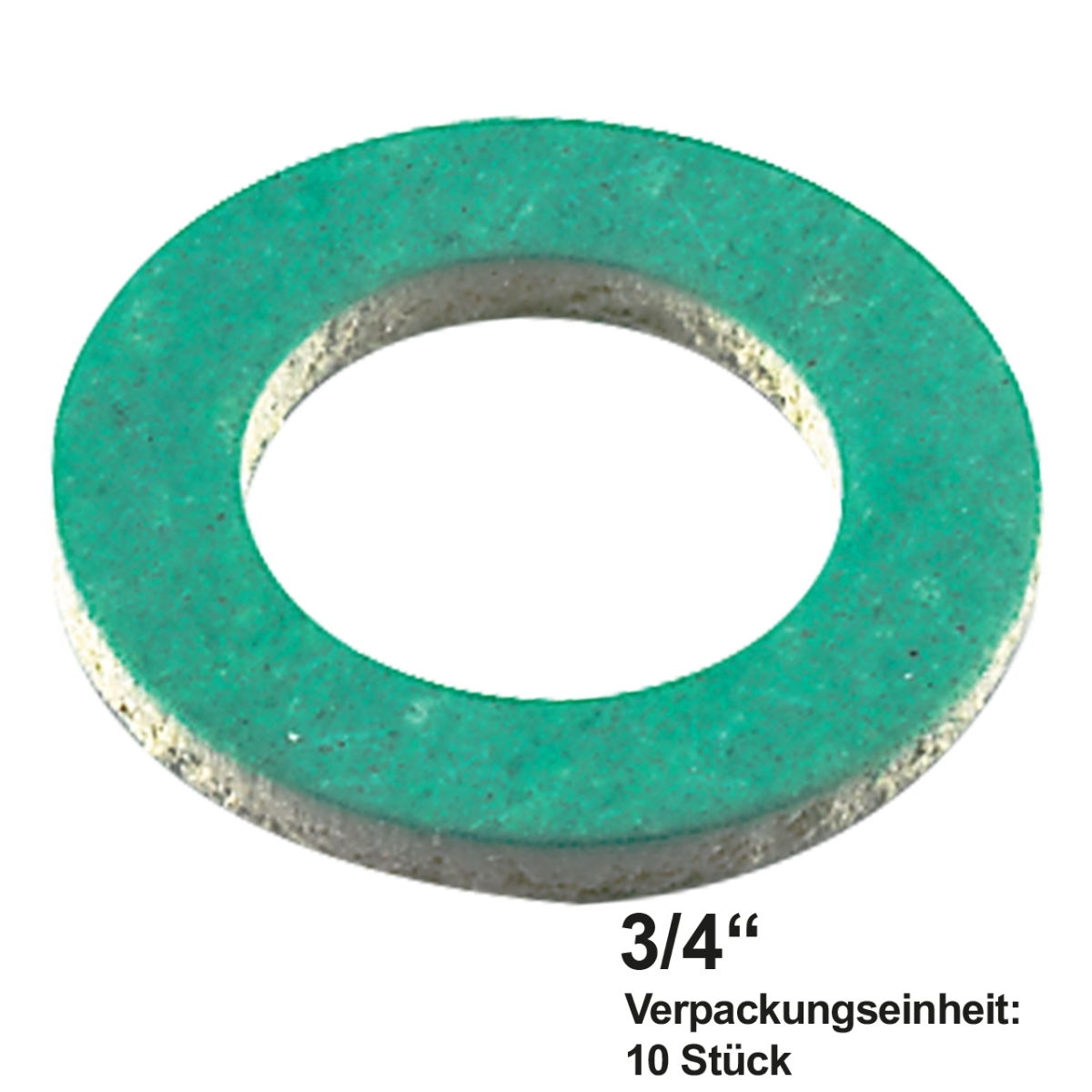 Flachdichtung hart 24 x 15 x 2 mm zu 3/4"