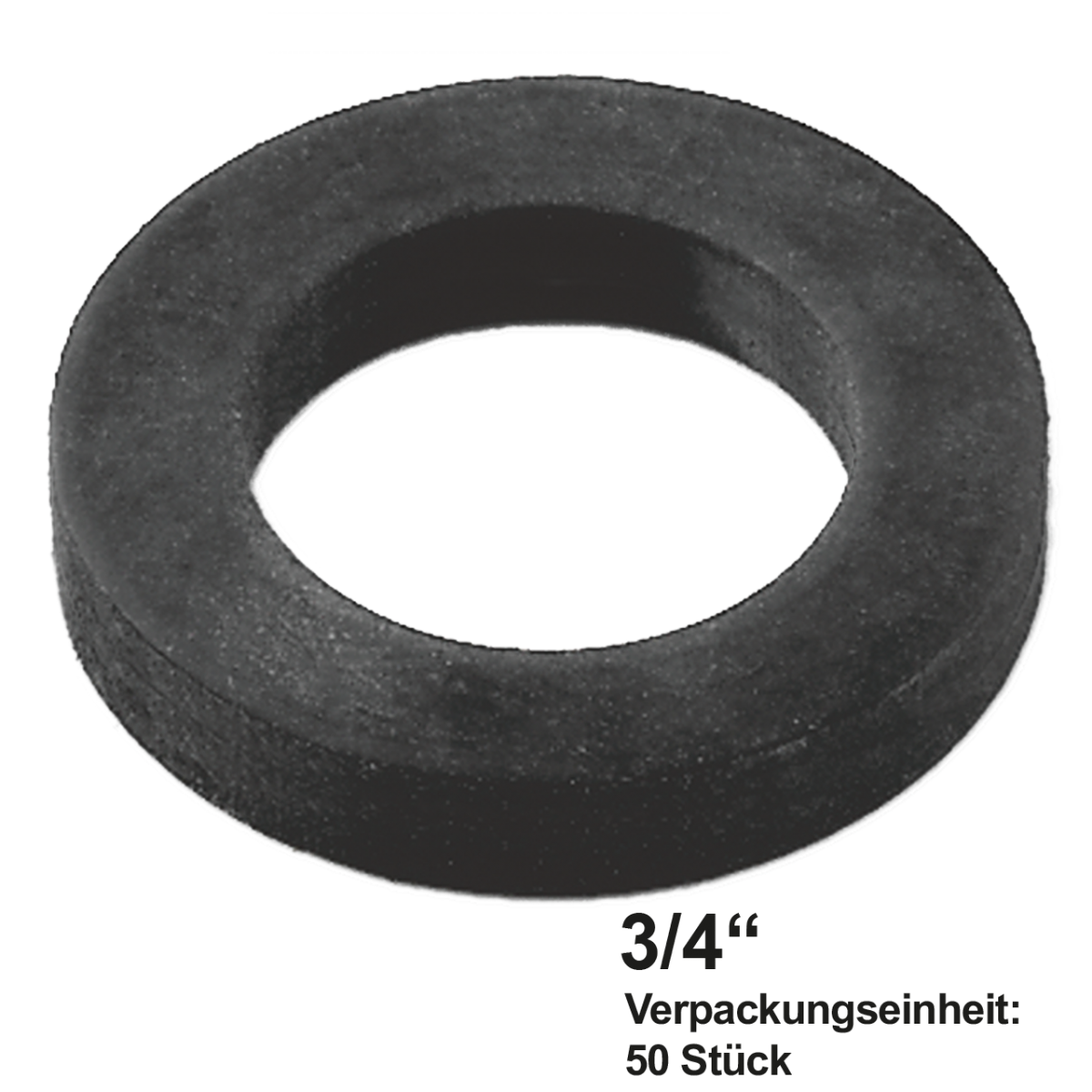 Flachdichtung weich 24 x 15 x 3 mm zu 3/4"